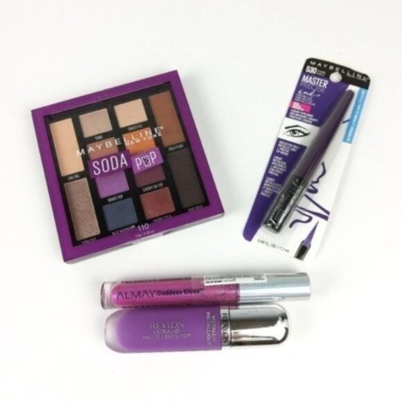 Maybelline, Revlon, Almay Makeup Eye And Lip Bundle - Picture 1 of 6